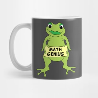 Math Genius Frog Mug